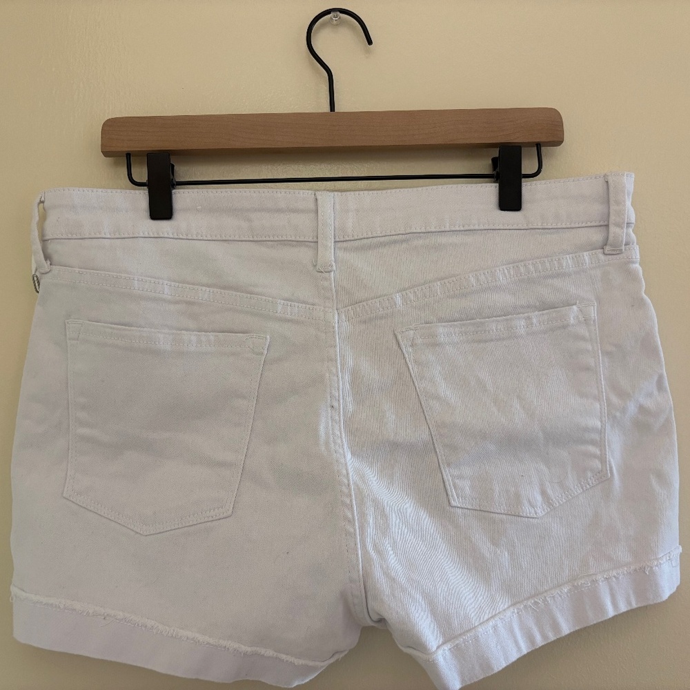 STS Blue white denim shorts